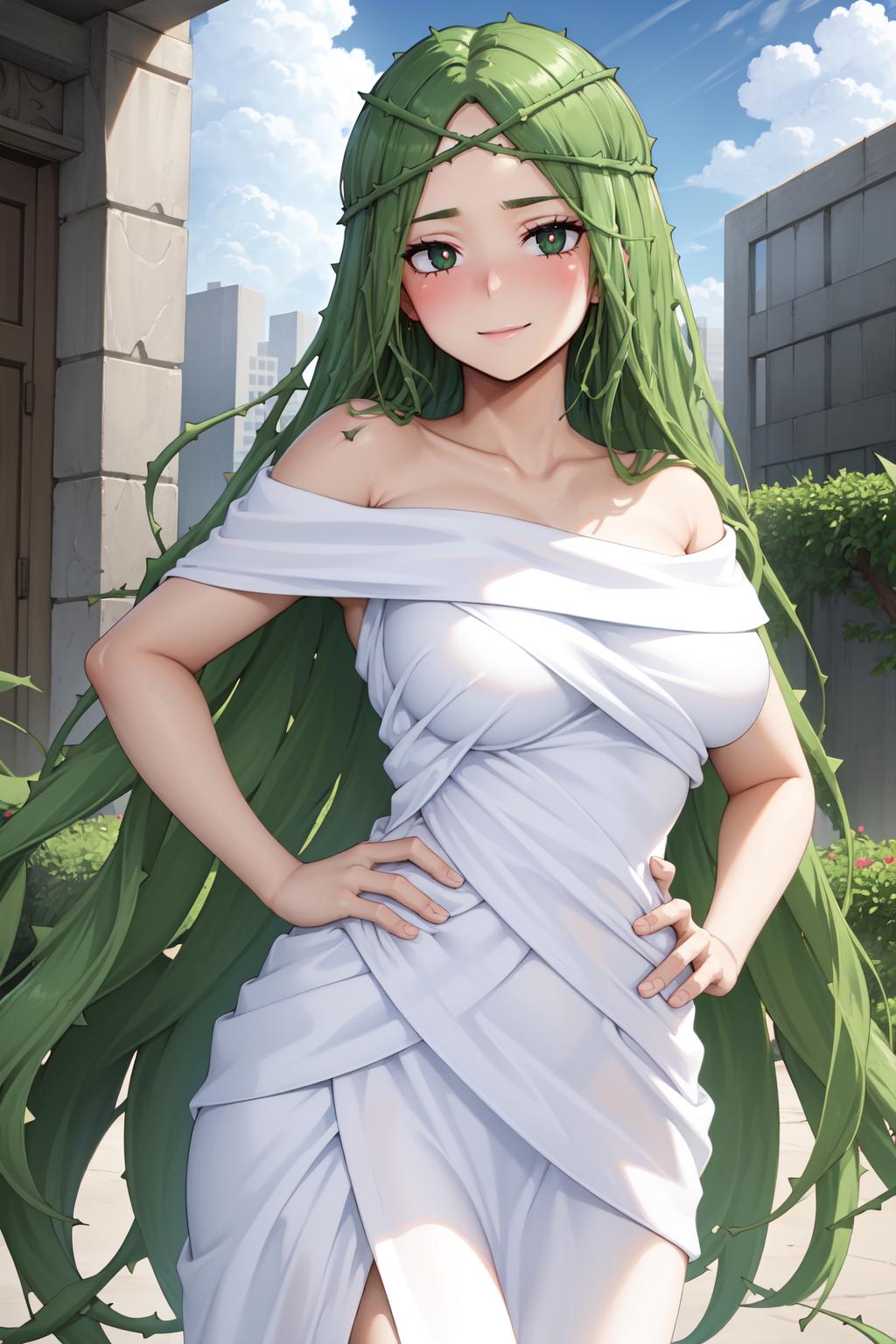 Ibara Shiozaki - White Dress | BNHA LWKS