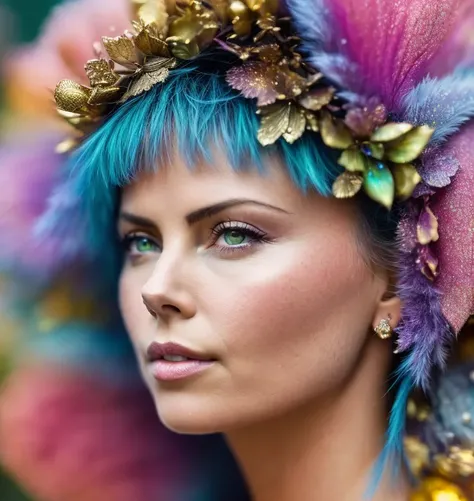 (Energetic:1.3) (dark shot:1.4), 80mm, 22 yo woman, beautiful detailed face, black, medium breast, (Charlize Theron:), in dress, flower meadow around soft light, sharp, exposure blend, medium shot, bokeh, (hdr:1.4), high contrast, (cinematic, teal and orange:0.85), (muted colors, dim colors, soothing tones:1.3), low saturation, (hyperdetailed:1.2), (noir:0.4), (intricate details:1.12), hdr, (intricate details, hyperdetailed:1.15), (skin texture, hyperrealism, soft light, sharp:1.2)Princess woman, Blue, Pastel, glitter, dramatic, dreamy, pastel, Watercolor, Whimsical, Delicate, ornate gold seashell crown, perfect body, full body, dreamy, pastel, Watercolor,epic realistic, photo, sharp focus, documentary film footage, high resolution photography, texture skin pores, real person, detailed skin texture, cinematic movie image, upper body shot, movie grain, cinematography, intricately detailed, crafted, meticulous, magnificent, maximum details, extremely hyper aesthetic,(Vivid Colors:1.3),naturalism,land Art,regionalism,shutterstock contest winner,trending on unsplash,featured on Flickr