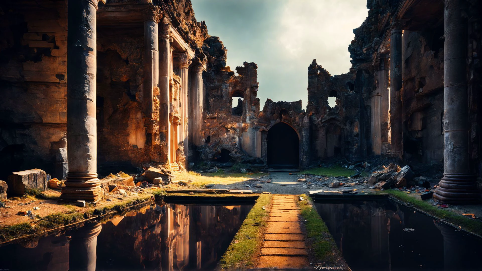 art by John William Waterhouse,Kodak portra,Desaturated,Rembrandt lighting,Sony A9 II,F/5,Fujicolor,Humanity,(Tempting [Granular|Odious] "The Ruins of Embellishment":1.3),Confused,Lomography,Sony A7,Spandex, mdjrny-ppc,  mdjrny-ppc sd20