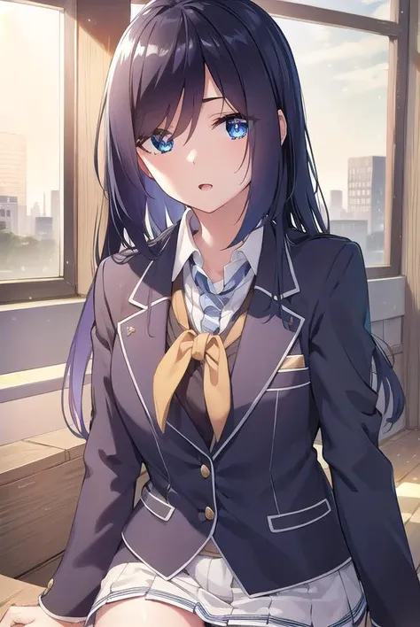 enishifuyushima, <lora:enishi fuyushima manga-lora-nochekaiser:1>,
enishi fuyushima, long hair, hair over one eye, black hair, blue eyes,
BREAK skirt, school uniform, jacket, blazer,
BREAK indoors, classroom,
BREAK looking at viewer, (cowboy shot:1.5),
BREAK <lyco:GoodHands-beta2:1>, (masterpiece:1.2), best quality, high resolution, unity 8k wallpaper, (illustration:0.8), (beautiful detailed eyes:1.6), extremely detailed face, perfect lighting, extremely detailed CG, (perfect hands, perfect anatomy),
