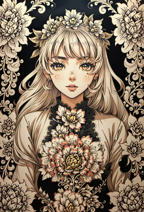 <lora:СÑÐ¸Ð»Ñ Ñ
оÑ
лома(khokhloma style):0.8>, ((best quality)), ((masterpiece)), (detailed), khokhloma style, 1girl, anime style, anime eyes, detailed anime, bigger eyes, high quality anime, large anime pupils, 1girl in full growth, best quality, masterpiece, ultra-detailed, high quality,perfect anatomy, perfect full body, (detailed full body), good eyes, perfect face, pretty face