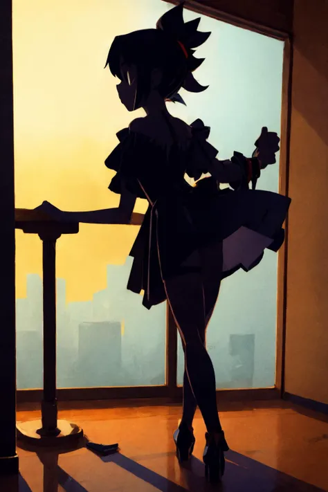 masterpiece, best quality, lifestyle, <lora:see-through_silhouette:.95> see-through silhouette