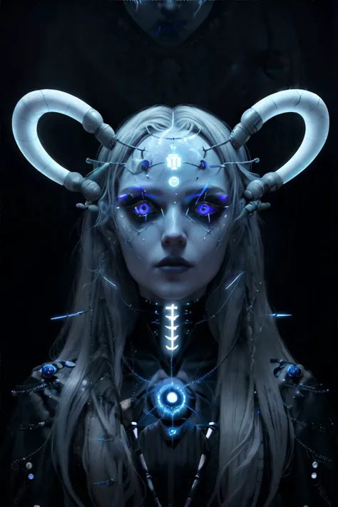 <lora:witchstyle:0.6> witch_style woman, neural interface testing facility, brain-computer interfaces, cognitive enhancements, neurological experiments, masterpiece, 8k, high resolution, shallow depth of field, sharp focus