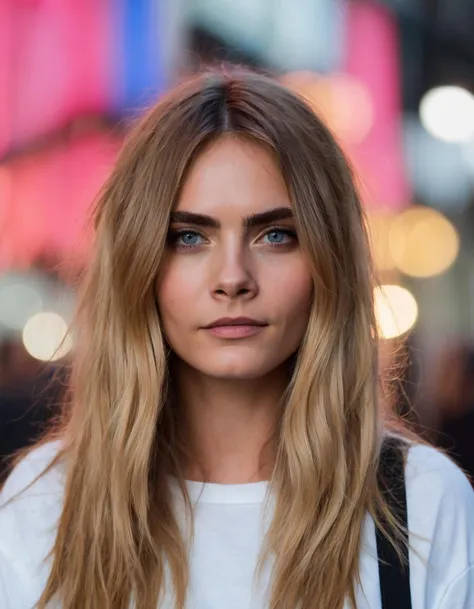 cinematic photo professional fashion close-up portrait photography of a beautiful  (((ohwx woman))) in the city at night, Nikon Z9, bokeh <lora:delevingne_lora_sdxl_v1-000008:1> . 35mm photograph, film, bokeh, professional, 4k, highly detailed