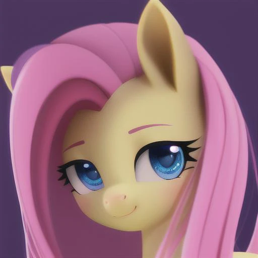 1girl, animal_ears, blue_eyes, closed_mouth, eyelashes, face, pink_hair, simple_background, smile, solo, fluttershy, drawing, 2d, masterpiece, A pony who is looking up at the sky, cute, adorable, female, rendered, 8k quality, best resolution, masterpiece, wonderful render, round legs, adorable hooves, long hair, straight hair, distinct colors