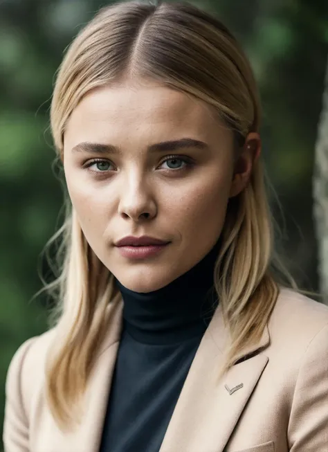 A stunning intricate full color portrait of (sks woman:1), wearing a black turtleneck, epic character composition, by ilya kuvshinov, alessio albi, nina masic, sharp focus, natural lighting, subsurface scattering, f2, 35mm, film grain, <lora:locon_chloe_v1_from_v1_64_32:1.25>