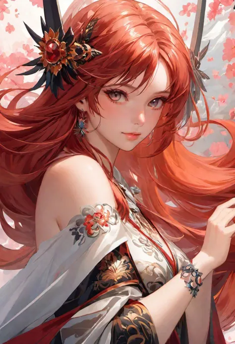 (masterpiece:1.2), best quality, high resolution, unity 8k wallpaper, (illustration:0.8), (beautiful detailed face:1.2, beautiful detailed eyes:1.1), perfect lighting, extremely detailed CG, (perfect hands, perfect anatomy),
Small Japanese demon horns, silver hair, long hair, beautiful glossy hair, beautiful ruby eyes, crystal clear white skin, beautiful skin,
Luxurious kimono, dark blue long-sleeved kimono,
In a Japanese-style room, a fuss lady is sitting, a kotatsu, cooking on the kotatsu, ehomaki, grilled sardines, a bottle of sake, a sake cup,