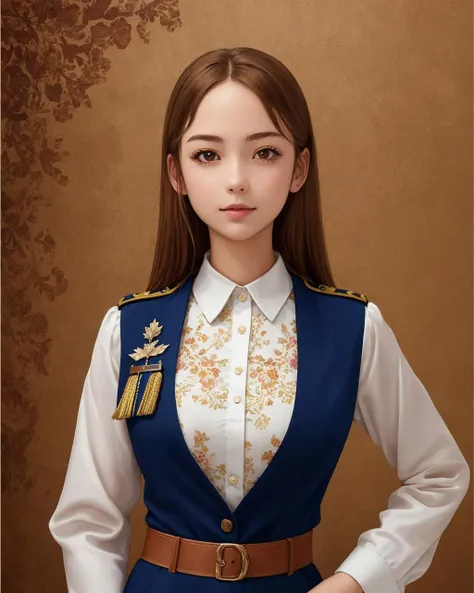best quality,masterpiece,highly detailed,ultra-detailed, 1girl ,<lora:neg4all_bdsqlsz_V3.5:-1> <lora:cyborg_last:-3>upper body, military uniform,