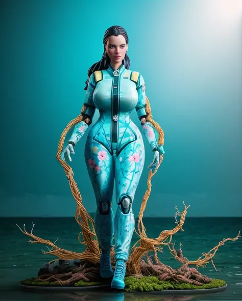 large-format-fashion-photography-of-1Girl Adult Mature-Female Massive-Breasts-at-Time-entangled-mangroves epochal-estuary tangled-timelines historical-habitat full-body <lora:ActionFigure_last:1> Action-Figure plastic-collectable-action-figure <lora:3DMM_V12:0.8> 3DMM soft-lighting printed-jumpsuit-and-wedges vibrant-flower-field-in-full-bloom