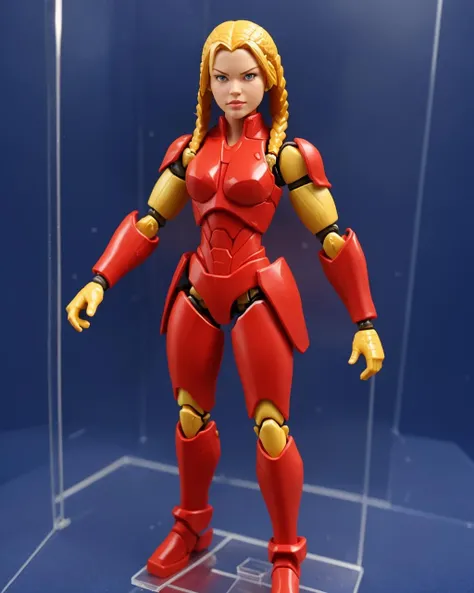 best quality,masterpiece,highly detailed,ultra-detailed, <lora:neg4all_bdsqlsz_V3.5:-1> 1girl,  braid, upper body, (Gauntlets),An armor made of metal gloves
 <lora:ActionFigure_last:3.0>  Action Figure, , plastic collectable action figure, collectable toy action figure