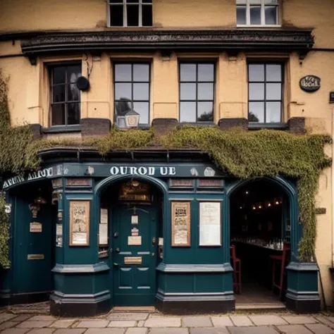 an old antique pub with a secret