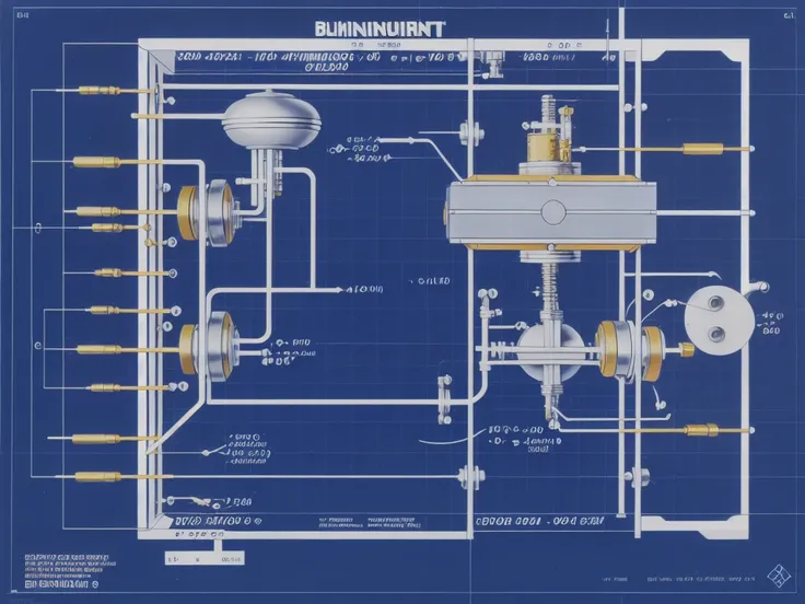 Engineering blueprint plans of a quantum entabulator, professional
