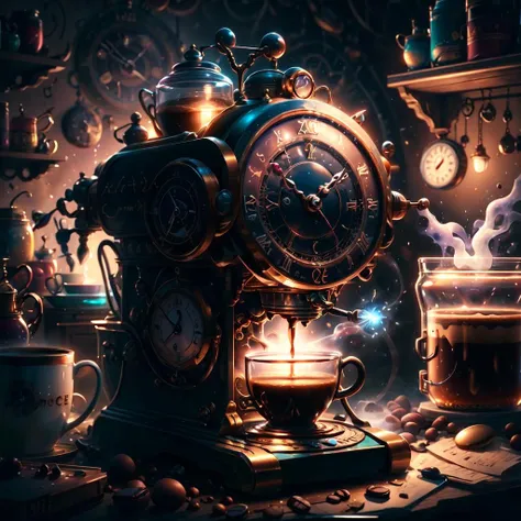 <lora:ChronomancyAI-000010:.9> ChronomancyAI
coffee machine , detailed, intricate