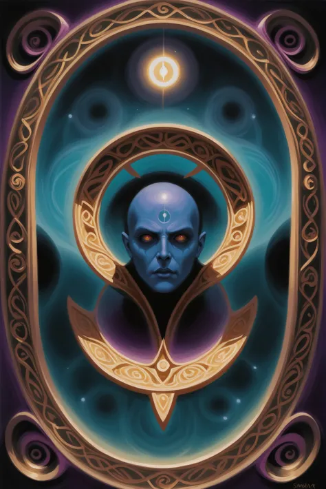 digital painting, <lora:EnvyCelticXL01:0.8>Seance Room \(room\)
