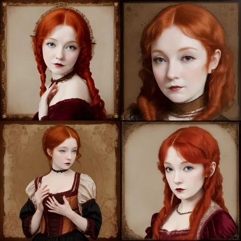 <lora:llngsh-000004:1> llngsh AND renaissance courtesan redhead