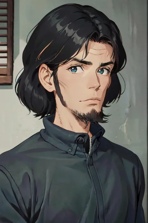 jigen , (best quality, masterpiece, RAW photo,ultra-detailed:1.2), <lyco:GoodHands-beta2:1.0>,1BOY,solo,looking at viewer, balck hair,
<lyco:Jigen:1.0>