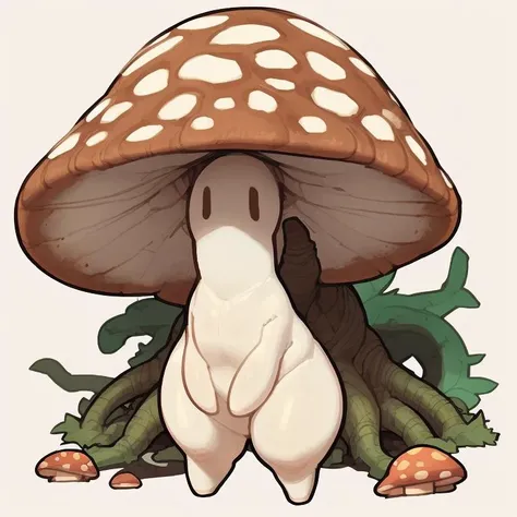 by inkplasm, (by bigcozyorca:0.8), by cumbread, by ismail inceoglu, by nezumi \(artist\),
(photorealistic,:1.2) SFW, (blank_expression,:1.2) looking_at_viewer, side view, solo, (feral, fungi_fauna, mouthless, mushroom, spots, featureless hands, featureless hands , featureless feet, roots, white body:1.4), full-length portrait,
simple background, white background,
<lora:astyle_Furtastic_Detailer:1>