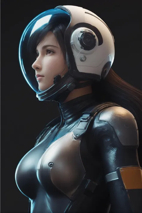 breathtaking 1girl,tifa7re,looking at viewer,space_suit,universe,earth \(planet\),space helmet,<lora:tifa_re_sdxl_V1-000006:0.7>, . award-winning, professional, highly detailed