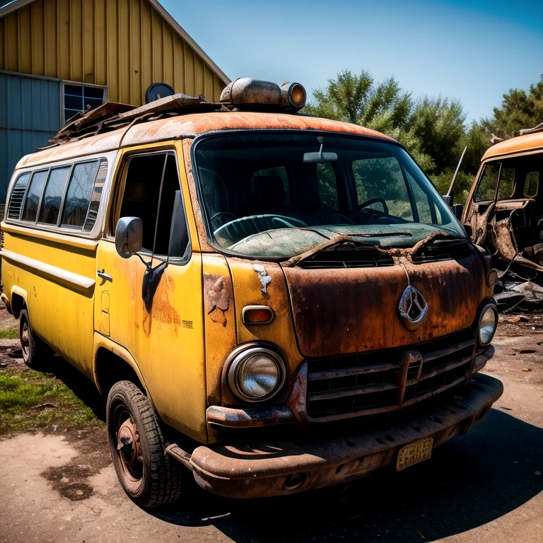 postapocalypse, photo of wrecked old van, natural lighting, 8k uhd, high quality, film grain, Fujifilm XT3
<lora:add_detail:1>
<lora:Elixir:1>