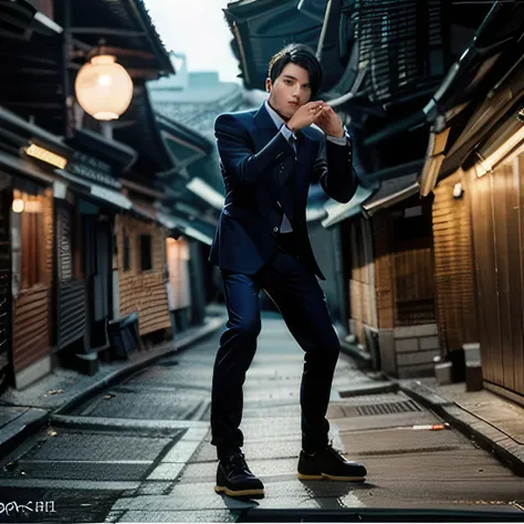 ((masterpiece)),((bestquality)),8k,high detailed,ultra-detailed, depth of field, wide angle,1boy, hand_face,male focus, solo, beautiful_hand, Random_Expression, Stylish_Pose, cinematic shot,cinematic lighting,watch to the viewer, straight hair, Unmatched Details,Short_hair, Black_hair, (Only a boy in the picture:1.3),The Art of Action,Artist,a_chair,