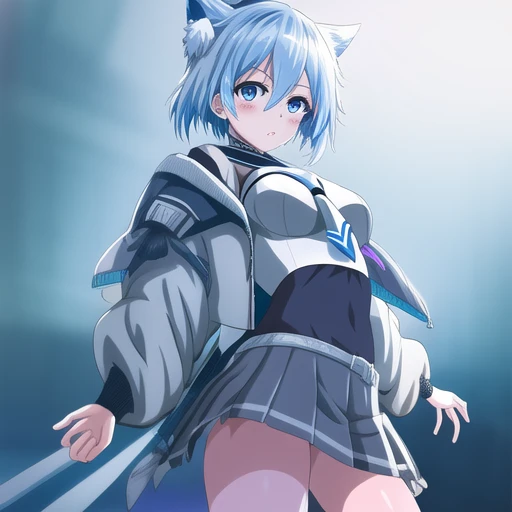 masterpiece, best quality, anime girl, cokoPerson, looking at viewer, modeling, {{{{{{masterpiece}}}}}}, 8k, anime screenshot, high quality, godtier, <lora:Coko-000008:1>