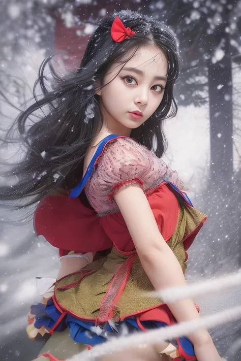 ((*)), best quality, ultra high res, (photorealistic:1.4), solo mid shot portrait photo of woman as a real life version of ((snow white:1.28)), charming smirking, clean face, by Anna Dittmann and Andreas Franke ultra realistic highly detailed intricate photorealistic analog style photograph sharp focus on eyes, cinematic lighting