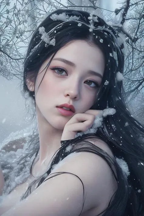 ((*)), best quality, ultra high res, (photorealistic:1.4), solo mid shot portrait photo of woman as a real life version of ((snow white:1.28)), charming smirking, clean face, by Anna Dittmann and Andreas Franke ultra realistic highly detailed intricate photorealistic analog style photograph sharp focus on eyes, cinematic lighting
