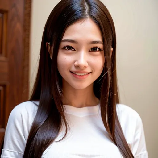 (RAW photo, best quality, masterpiece:1.2), (realistic, photo-realistic:1.37), ultra-detailed, ultra high res, (aegyo sal:1), 1 girl, Kpop idol, busty, PureErosFace, (long hair:1.2), posing, (nose blush), (smile:1.5), medium breasts, beautiful detailed eyes, floating hair, professional lighting, photon mapping, radiosity, physically-based rendering, liverpool shirt,white skin