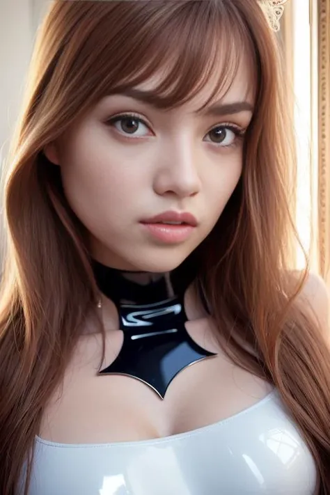 best quality, ultra high res, (photorealistic:1.4), 1 girl, latex dress, (ulzzang-6500:1.0), (style-keta:0.8)