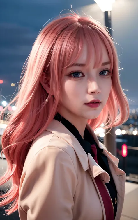 (RAW photo:1.1), (photorealistic:1.5), beautiful detailed sky,fashion,cute, solo,(smile:1.1),(mouth closed:1.21),, blush, red lips,small breasts, (beautiful detailed eyes:1.3),(dark blonde hair:1.8),(short hair:1.1),(floating hair:1.21), silk,shirt,overcoat ,jaket,full-body picture,detailed face,floating hair,(best quality:1.4),<lora:koreanDollLikeness_v10:0.4>, <lora:gakki:0.3>,ultra high res,(detailed facial features),(detailed clothes features),HDR,8k,
cinema lighting,extremely beauty,cyber,building, future, stars,sitting,dating,(nose blush), professional lighting, photon mapping, physically-based rendering,
<hypernet:Interior:1.0>