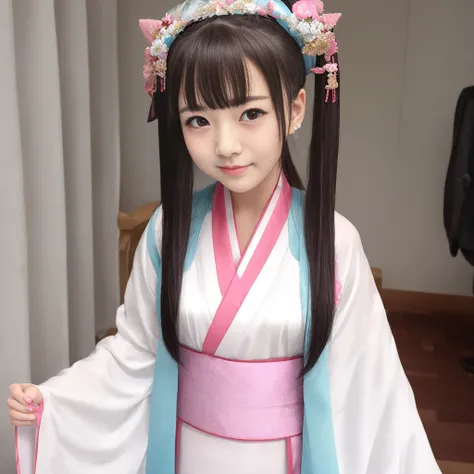 masterpiece, best quality,hanfu, cute & girly \(idolmaster\),