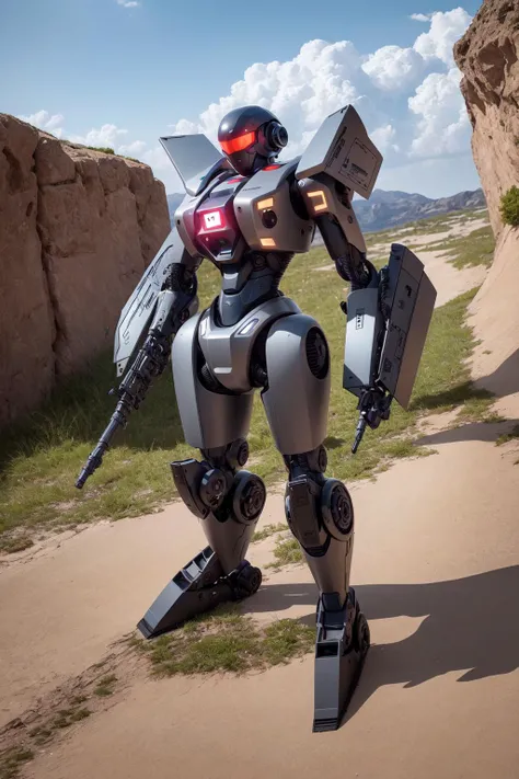 ultra high res, best quality, photo, 4k, (photorealistic:1.4),
mech robot with hexagonal weapons for war