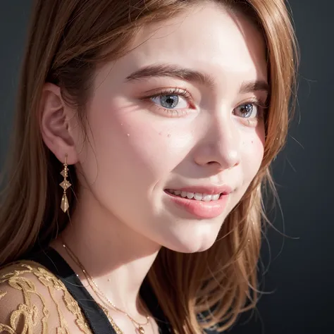 (extremely detailed CG unity 8k wallpaper),1 girl, masterpiece, best quality, realistic, real, half body, (one person in the photo:1.3), (alone:1.3), (temptation light smile:1.2), Medium long hair,flaxen hair, attractive eyes, small chest, (Beautiful body:1.2), showing cleavage , Short sweater,Knitted skirt, Silk stockings,earring, <lora:koreanDollLikeness_v10:0.44>,<lora:taiwanDollLikeness_v10:0.2>, <lora:stLouisLuxuriousWheels_v1:0.4>,<lora:remReZero_v10:0.2> bright, face close-up
