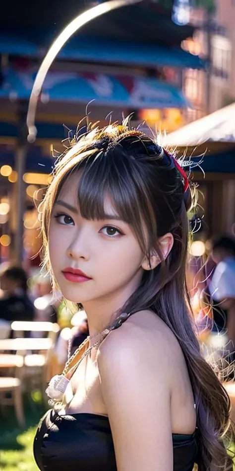 (extremely detailed CG unity 8k wallpaper,masterpiece, best quality, ultra-detailed),(best illumination, best shadow, an extremely delicate and beautiful), floating, high saturation, dynamic angle, ((1girl)), gorgeous, ningguang \(genshin impact\), white hair, red eyes, very long hair, hair ornament, bangs <lora:mikuya_v15:1>