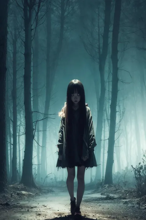 a beautiful girl, full body,
horror, broken, distorted, sky, fog, smoke, dark forest, shadow creatures,
Junji Ito,
masterpiece, ultra high res, high quality, cinematic lighting,