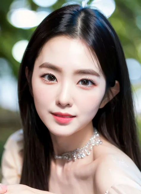 realistic ,masterpiece, best quality, girl, woman, highres, portrait, photo_light, {{<lora:irene_60:.7>}}, ulzzang-6500-v1.1:0.3