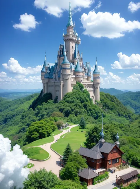 girl, studio ghibli style, moving castle, masterpiece, ultra high res, high quality, 4k, (photorealistic:1.2), photo,