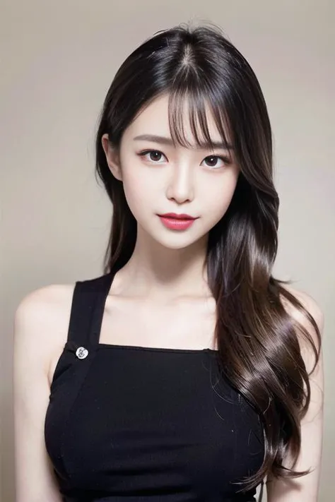 1girl,beautiful vintage color, instagram (photorealistic, high resolution:1.4), ((puffy eyes)), looking at viewer, , full body (8k, RAW photo, best quality, masterpiece:1.2), (realistic, photo-realistic:1.37),(sharp focus:1.2), professional lighting, photon mapping, radiosity, physically-based rendering, (pale skin:1.2),(small breasts:1.2), looking at viewer, (middle hair:1.5), portrait, purple eyes, (sliver hair:1.1),bangs, (simple background:1.4), solo, upper body, realistic,(masterpiece:1.4),(best quality:1.4),(shiny skin),fashi-girl,makeup,smile(skinny,closed mouth,shy :1.3) ,(standing,black Stewardess uniform,Necromancer:1.1),medium bust,sexy pose , <lora:koreanDollLikeness_v15:1>