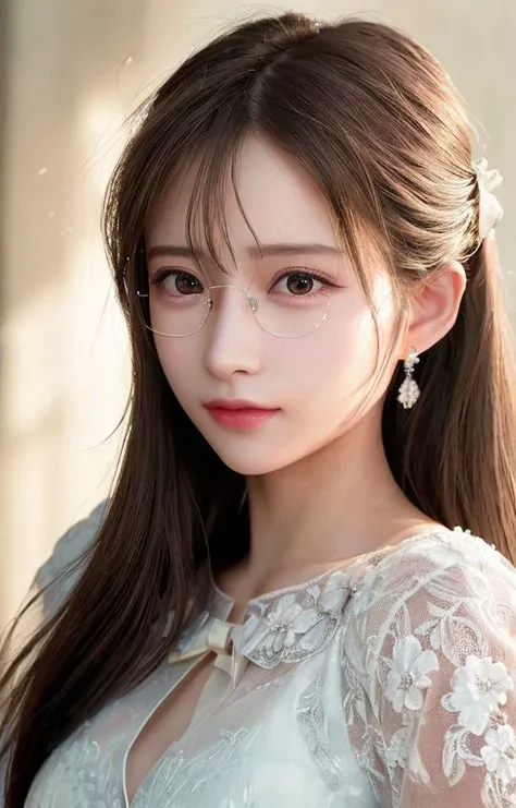 (8k, best quality, masterpiece:1.2), (realistic, photo-realistic:1.37),best quality,masterpiece,unity,an extremely delicate and beautiful,extremely detailed,Amazing,finely detail,masterpiece,best quality,official art,absurdres,incredibly absurdres,huge filesize,ultra-detailed,highres,extremely detailed,beautiful detailed girl,extremely detailed eyes and face,beautiful detailed eyes,light on face,18 years old, wedding dress, glasses, ponytail, pornography,