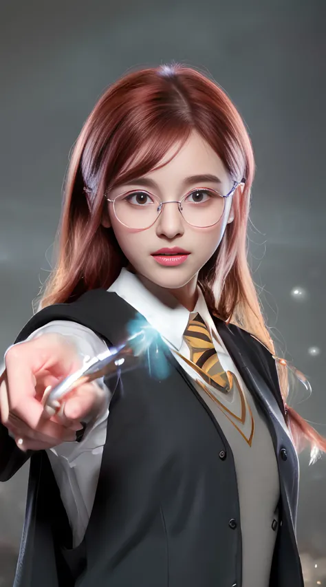 light splash from wand,(spell cast from wand),