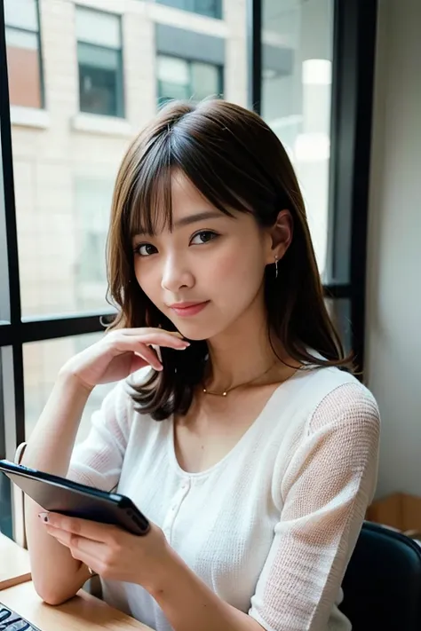 woman with a iPad, office,8k, RAW photo,((detailed:1.4)), portrait, best quality, ultra high res, photorealistic,
<lora:kamisatoAyakaGenshin_v10:0.5> <lora:japaneseDollLikeness_v10:0.5>