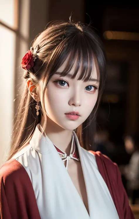 <lora:koreanDollLikeness_v10:0.35>,best quality ,masterpiece, illustration, an extremely delicate and beautiful, extremely detailed ,CG ,unity ,8k wallpaper, Amazing, finely detail, masterpiece,best quality,official art,extremely detailed CG unity 8k wallpaper,absurdres, incredibly absurdres, huge filesize , ultra-detailed, highres, extremely detailed,beautiful detailed girl, extremely detailed eyes and face, beautiful detailed eyes,light on face,(Hanfu:1.1),1girl