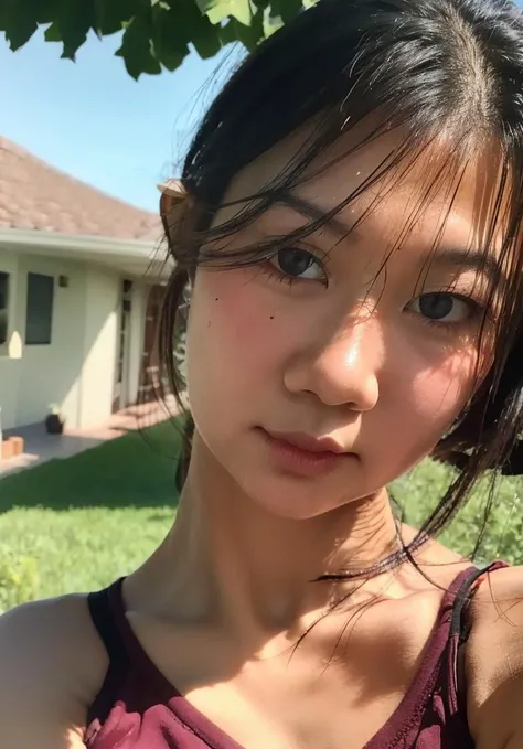 highres, extremely detailed,realistic, beautiful female, looking at viewer, office,(parted lips:1:1), (Random expression), skindentation, ((looking at viewer)) ,perempuanku,spring, wind, day, looking up,cinematic lighting<lora:perempuanku_v10:1>