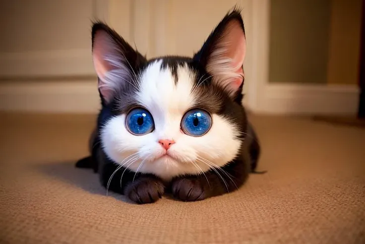 Gizmo, android, Puss in Boots, Furby, beautiful detailed eyes, masterpiece, best quality, ultra-detailed