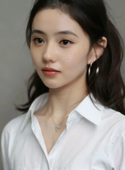 {{1girl, solo,cute,skinny,Sukumizu:1.3}},earrings,long hair, portrait, realistic, looking at viewer,, dress, lips,,(best quality, masterpiece:1.2),(realistic, photo-realistic:1.37), professional lighting, photon mapping,
<lora:lhc:1>