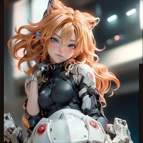 (Overhead view),dynamic angle,ultra-detailed, illustration, close-up, straight on, 1girl, ((souryuu asuka langley, interface headset, red bodysuit:1.4, blonde)),Her eyes shone like dreamy stars,(glowing eyes:1.233),(beautiful and detailed eyes:1.1),(expressionless,closed mouth),(standing), (mechanic room with tools<machine guns> and spaceship window<an epic space view outside the window> in a white SPACESHIP), (night:1.2),dreamy, [[delicate fingers and hands:0.55]::0.85],(detail fingers), <lora:oc_v10:1>