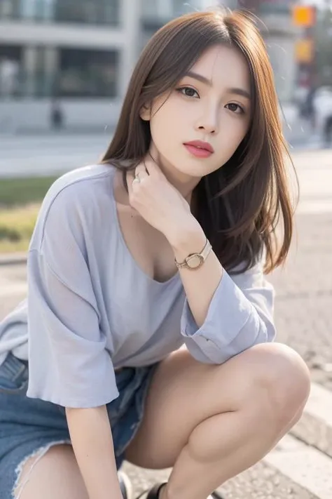 <lora:mix4:0.7>, mix4, <lora:20d:0.5>, 20d, solo, long_hair, shirt, dress, high_heels,full_body, look_at_viewer, (8k, RAW photo, best quality, masterpiece:1.2), (realistic, photo-realistic:1.37), professional lighting, photon mapping, radiosity, physically-based rendering, <lora:cuteGirlMix4_v10:0.7>