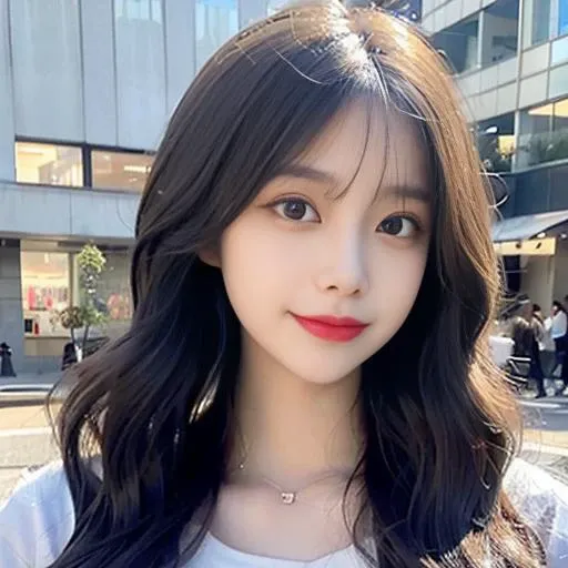 (8k, RAW photo, best quality, masterpiece:1.2), (realistic, photo-realistic:1.37),1girl,cute, looking at viewer,cityscape,night, professional lighting, photon mapping, radiosity, ( ( blue to white Ombre wig:1.2) ), physically-based rendering, ulzzang-6500-v1.1 <lora:japaneseDollLikeness_v10:0.2> <lora:koreanDollLikeness_v15:0.8> <lora:cuteGirlMix4_v10:0.5> ,(seijun:1.2), <lora:chilloutmixss_xss10:0.1>,black hair, wavy hair,