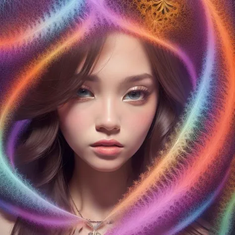 (masterpiece, top quality, best quality, official art, beautiful and aesthetic:1.2), (1girl), extreme detailed,(fractal art:1.3),colorful,highest detailed