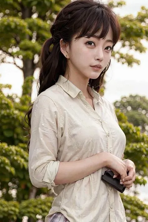 1girl, plaid shirt, Tokyo city background, <lora:Han_Ye_Seul_v3:0.9>, beehive,best quality, ultra high res, photorealistic,